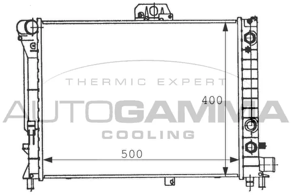 Radiator, engine cooling (100943)