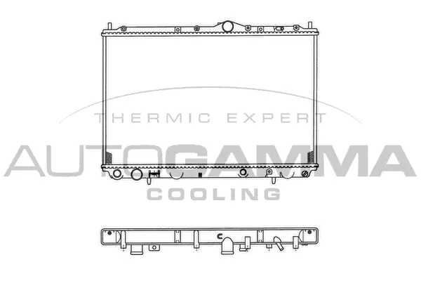Radiator, engine cooling (102172)