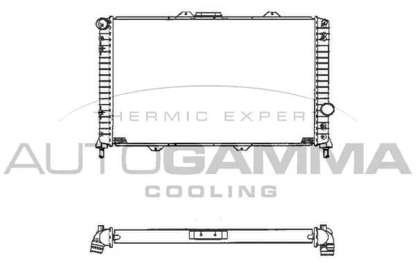 Radiator, engine cooling (101401)