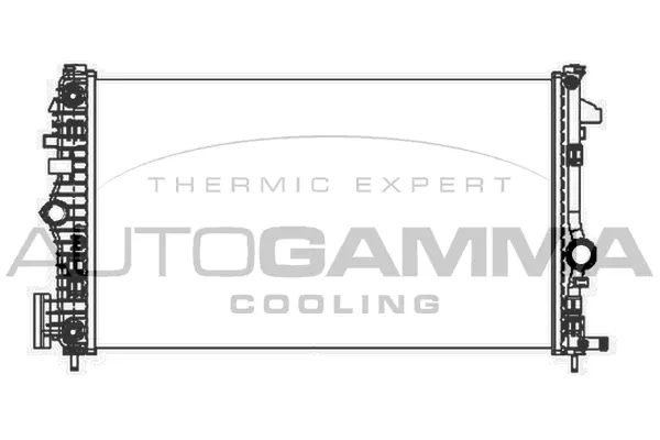 Radiator, engine cooling (105319)