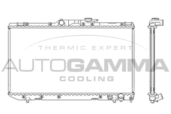 Radiator, engine cooling (101271)