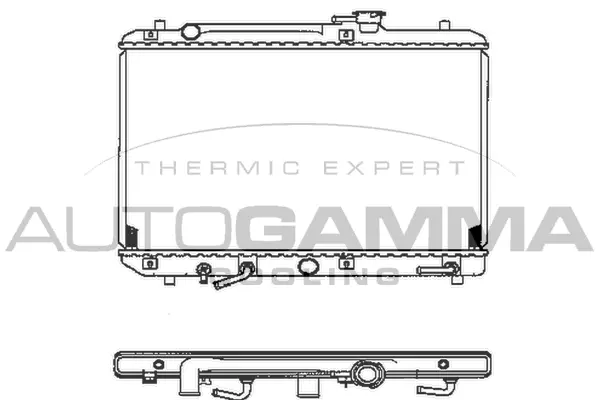 Radiator, engine cooling (102321)