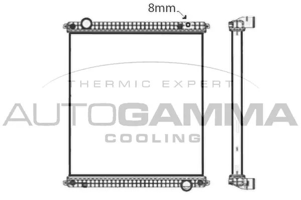 Radiator, engine cooling (405552)