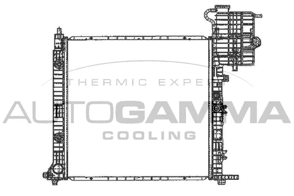 Radiator, engine cooling (101217)