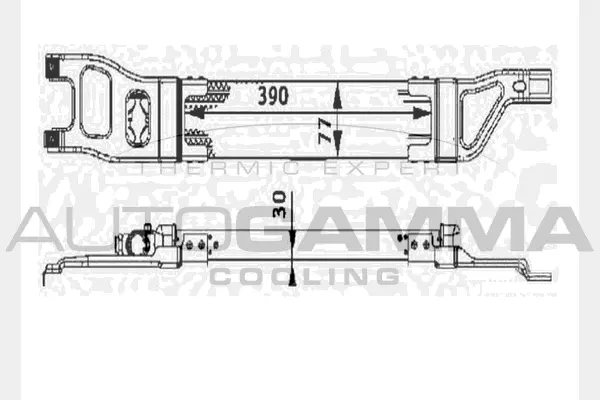 Oil Cooler, engine oil (104473)