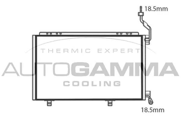 Condenser, air conditioning (107776)