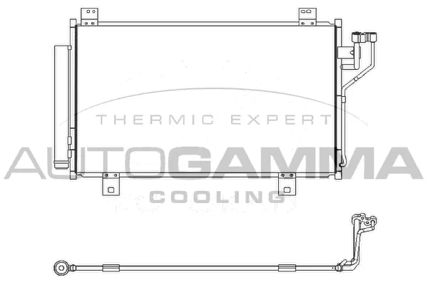 Condenser, air conditioning (107478)