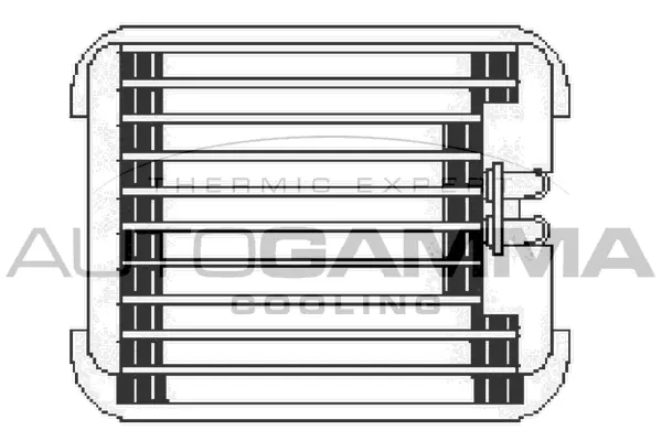 Evaporator, air conditioning (112202)