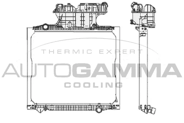 Radiator, engine cooling (404442)