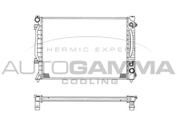 Radiator, engine cooling (102029)
