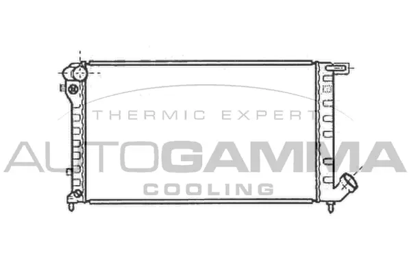 Radiator, engine cooling (101301)