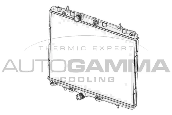 Radiator, engine cooling (105040)