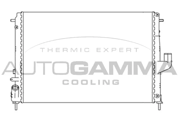 Radiator, engine cooling (105782)