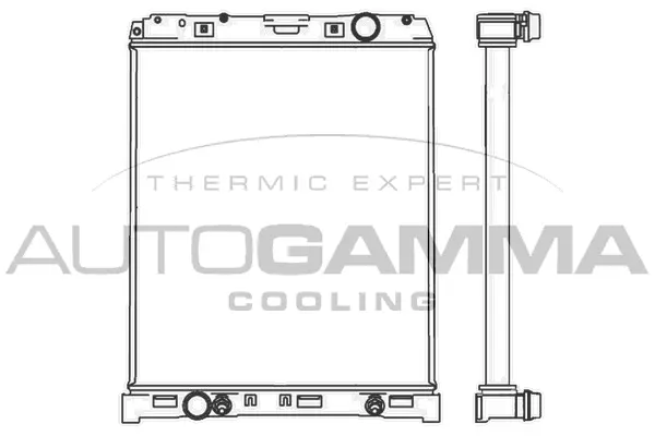 Radiator, engine cooling (404966)