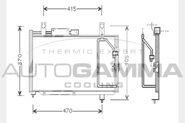 Condenser, air conditioning (104762)