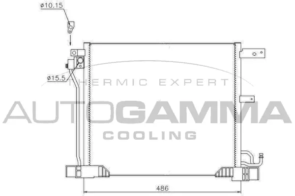 Condenser, air conditioning (107186)