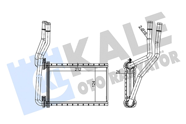 Heat Exchanger, interior heating (352140)