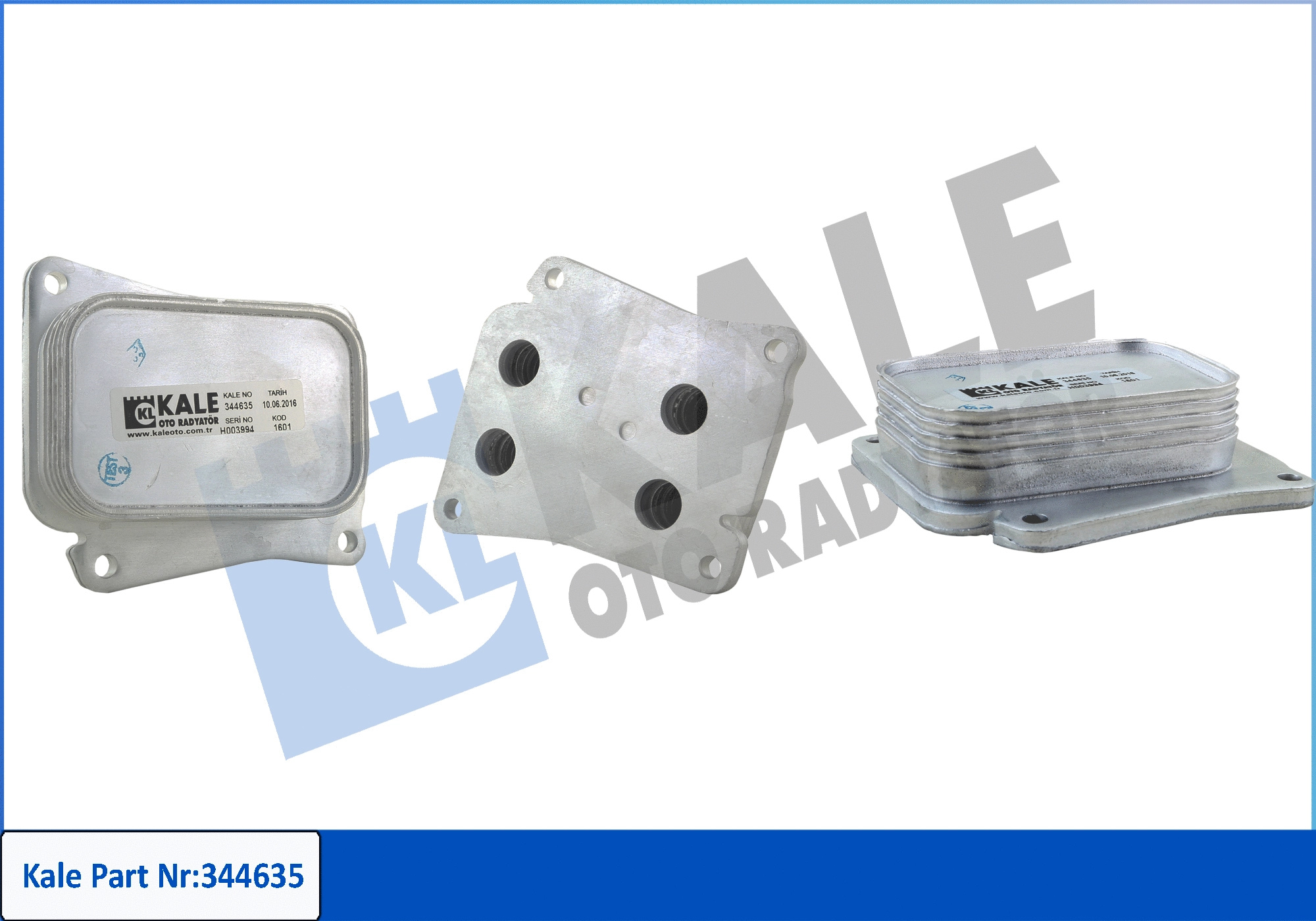 Oil Cooler, engine oil (344635)