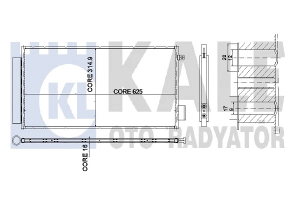 Condenser, air conditioning (347285)