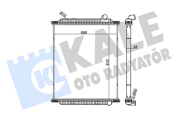 Radiator, engine cooling (349470)