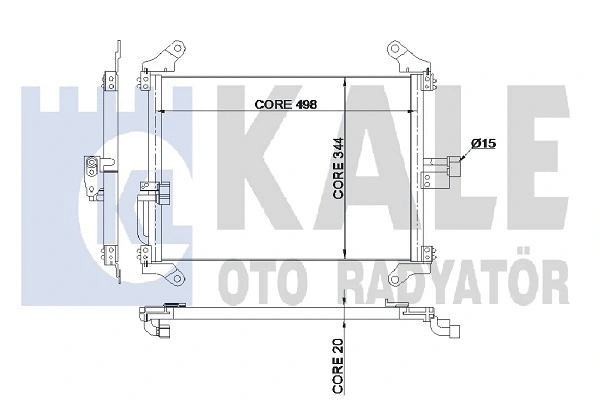 Condenser, air conditioning (345345)