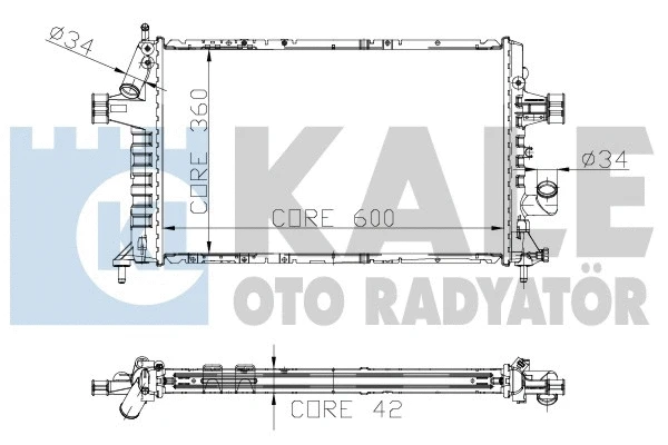 Radiator, engine cooling (141300)