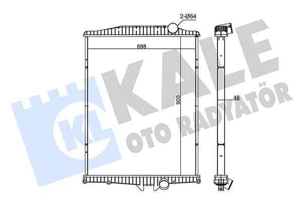 Radiator, engine cooling (349525)