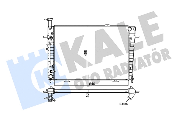 Radiator, engine cooling (347850)