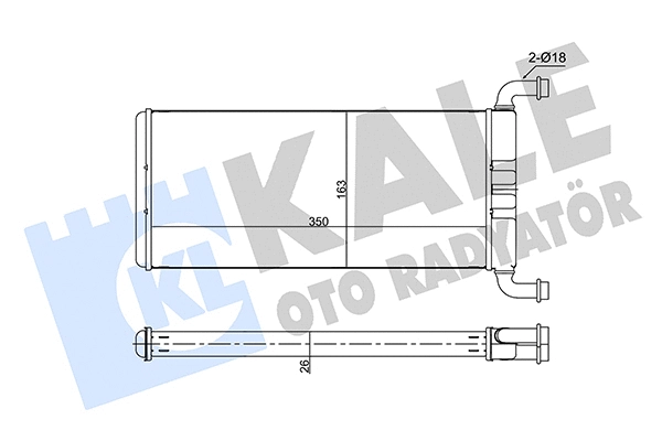Heat Exchanger, interior heating (346620)