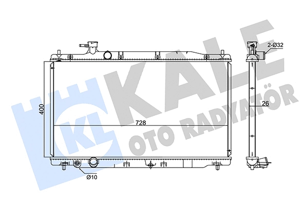 Radiator, engine cooling (347720)