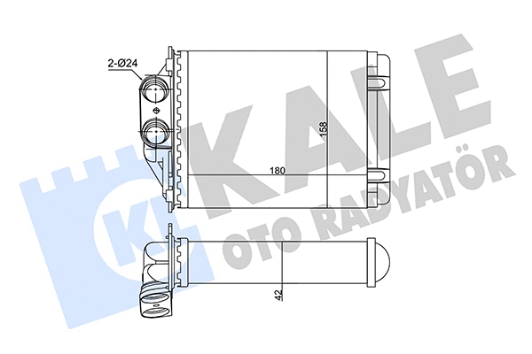 Heat Exchanger, interior heating (346360)