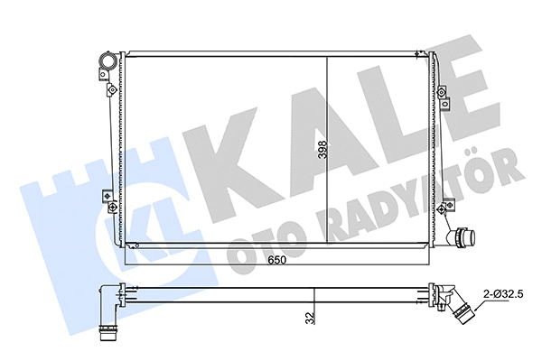 Radiator, engine cooling (347505)