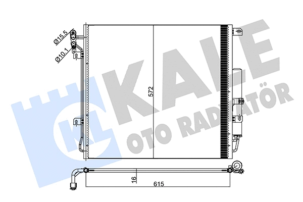 Condenser, air conditioning (345245)