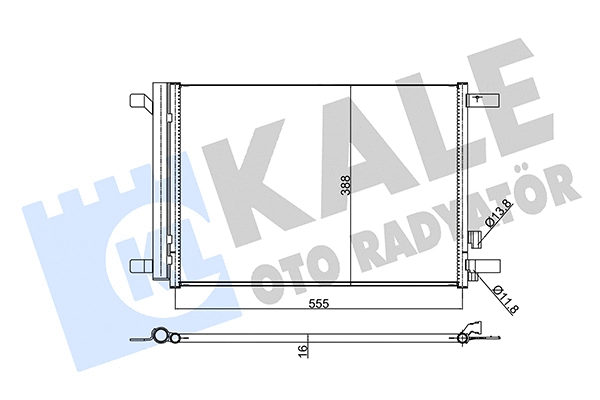 Condenser, air conditioning (354020)
