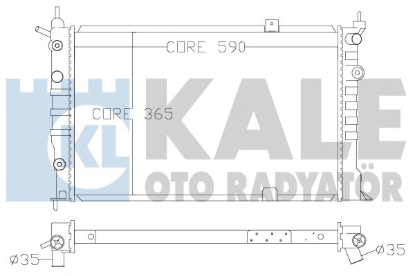 Radiator, engine cooling (370900)