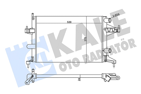 Radiator, engine cooling (356975)