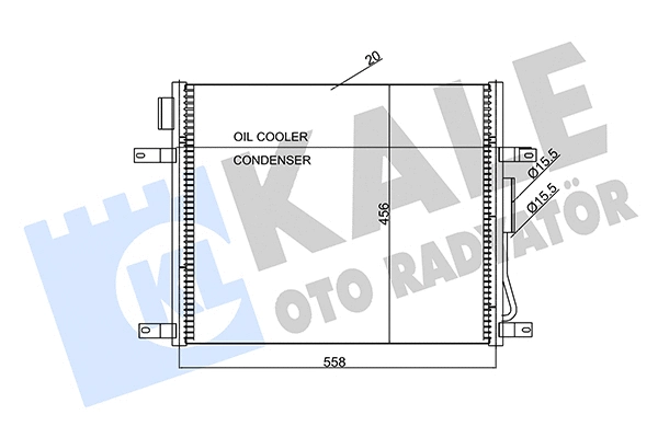 Condenser, air conditioning (345660)