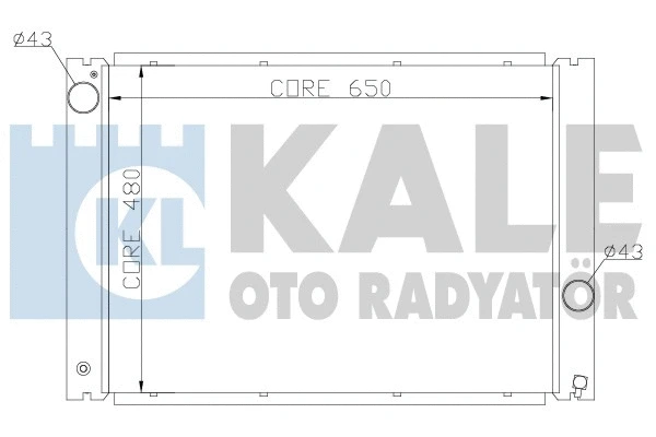 Radiator, engine cooling (341905)
