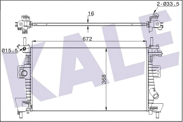 Radiator, engine cooling (347280)