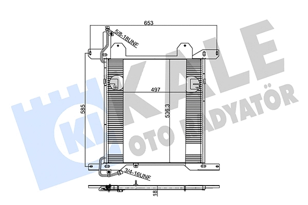 Condenser, air conditioning (350320)