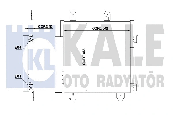 Condenser, air conditioning (345330)