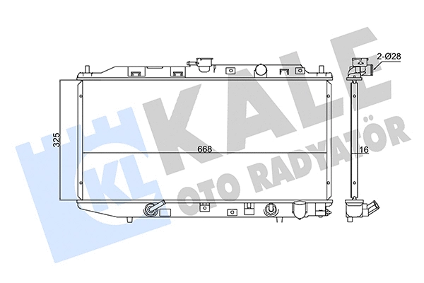 Radiator, engine cooling (347545)