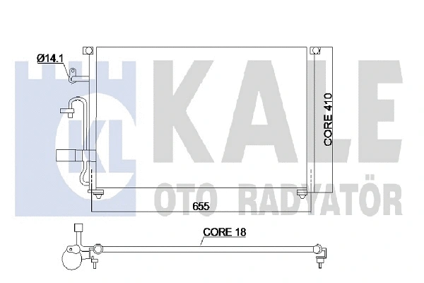 Condenser, air conditioning (350545)