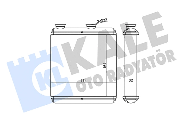 Heat Exchanger, interior heating (346705)