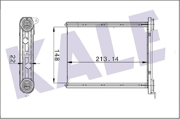 Heat Exchanger, interior heating (347125)