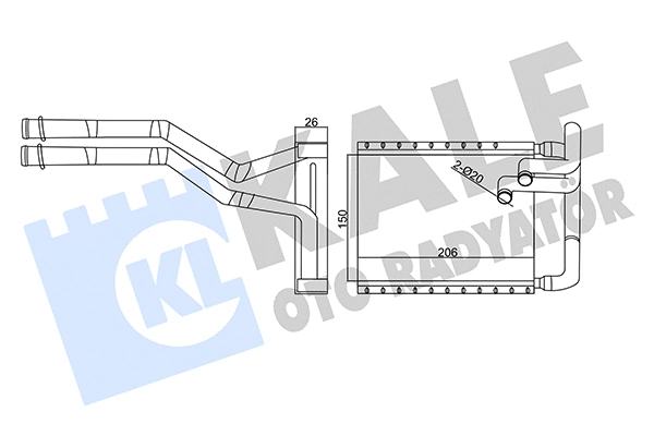 Heat Exchanger, interior heating (347395)