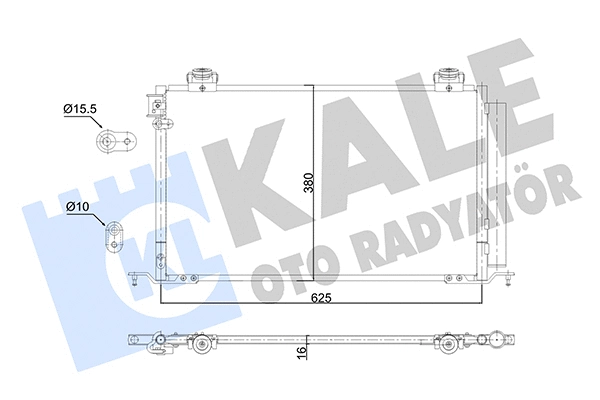 Condenser, air conditioning (350705)