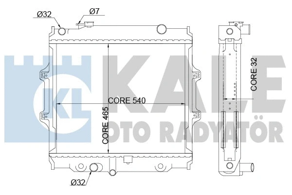 Radiator, engine cooling (342195)