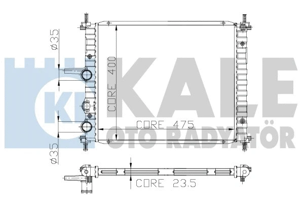 Radiator, engine cooling (231300)