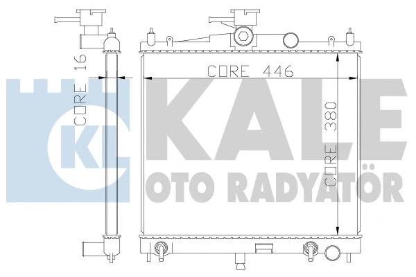 Radiator, engine cooling (342050)
